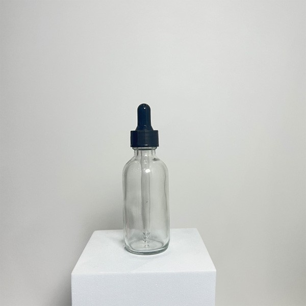 2 oz (60 ml) iz kremenčevega stekla Boston z okroglim - 20-400 vratom